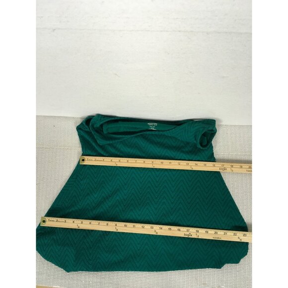 Mossimo Supply Co Teal Chevron Sleeveless Womens Dress XL Teal Chevron Sleeveles - Picture 9 of 13